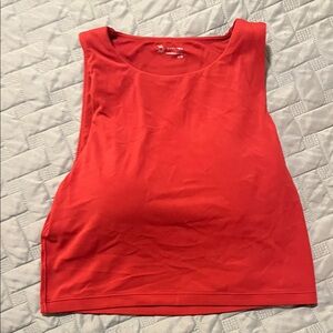 Offline by Aerie Red Medium Sleeveless Women's Top Longline bra top NWOT